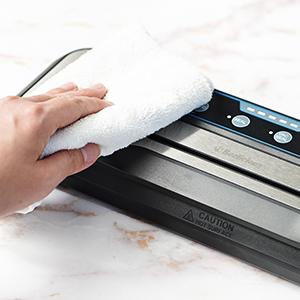 Vacuum Sealer Machine, with Starter Kit and 2-Year Warranty, Beelicious Automatic Air Sealing for Food Storage, Build-in Cutter, Moist Mode, EXT-VAC Kitchen Appliances