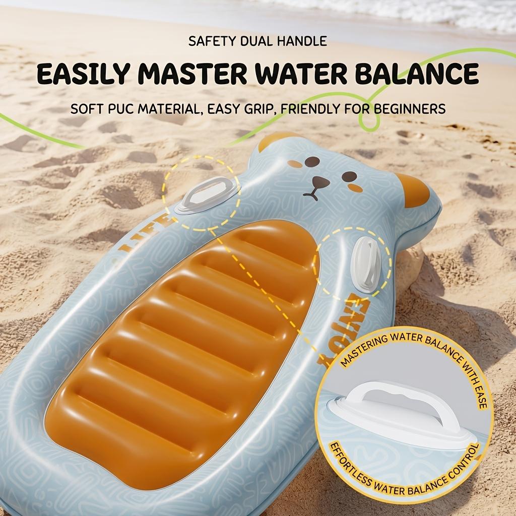 1pc New Surfboard, Outdoor Sport Gear, Double Handle Design Is More Stable, Beach Play, Seaside Entertainment Party, Easy to Carry, Easy to Store