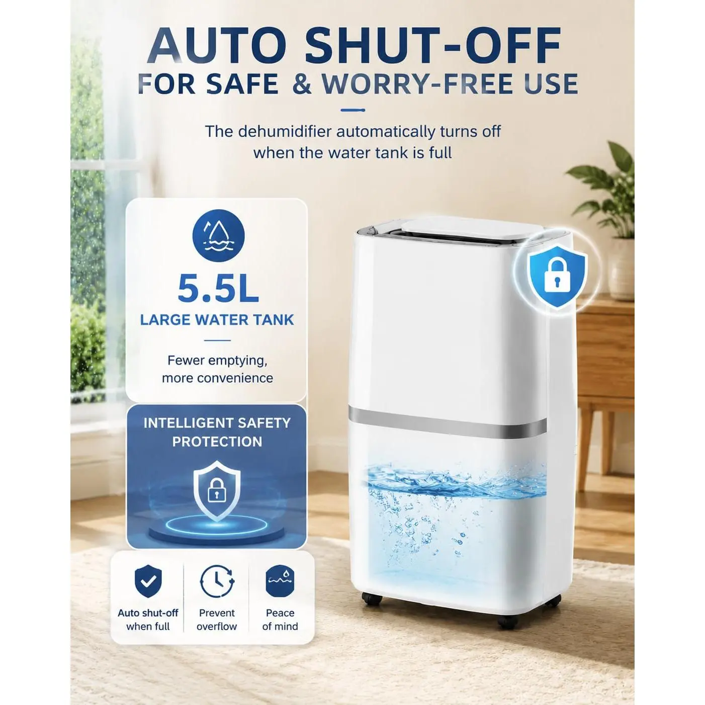 Household dehumidifier - 50 pint