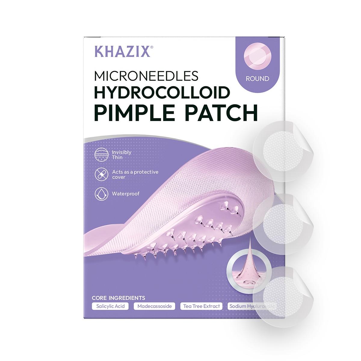 KHAZX 12/24pcs Microneedle Gentle Care Patches, Acne Treatment Patches, Single Item, Non-Flammable, Made in China