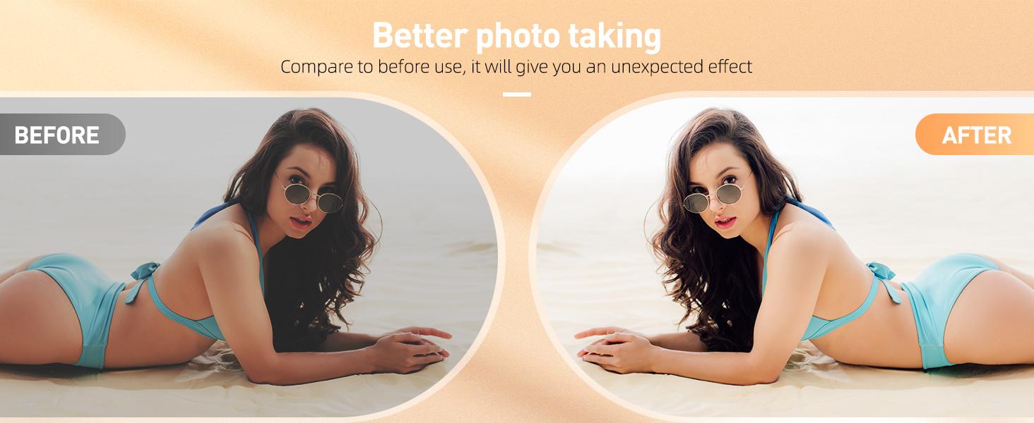 Magnetic Selfie Light, LED Fill Light, 128 LED Portable Light with 3 Light Modes, 2000mAh Rechargeable Video Light for Phone, Camera, Laptop, iPad, Light for Phone for Selfie, Video Conference Photography Lighting Kit