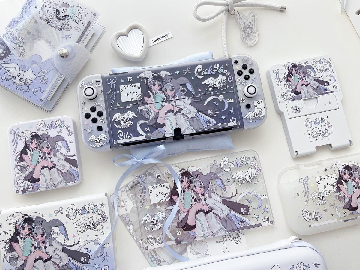 Anime Switch Case for Girl OLED Hard Case for Nintendo Switch2/NS/lite Console Controller Joy-Con Can Be Inserted Into The Dock