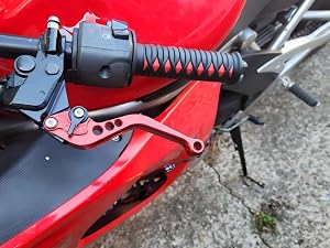 Motorcycle Brake Lever for MT07 2014-2023 2024 2025 2026, Adjustable Short Replacement Brake Lever & Clutch Lever Nice Accessories for MT-07 Black