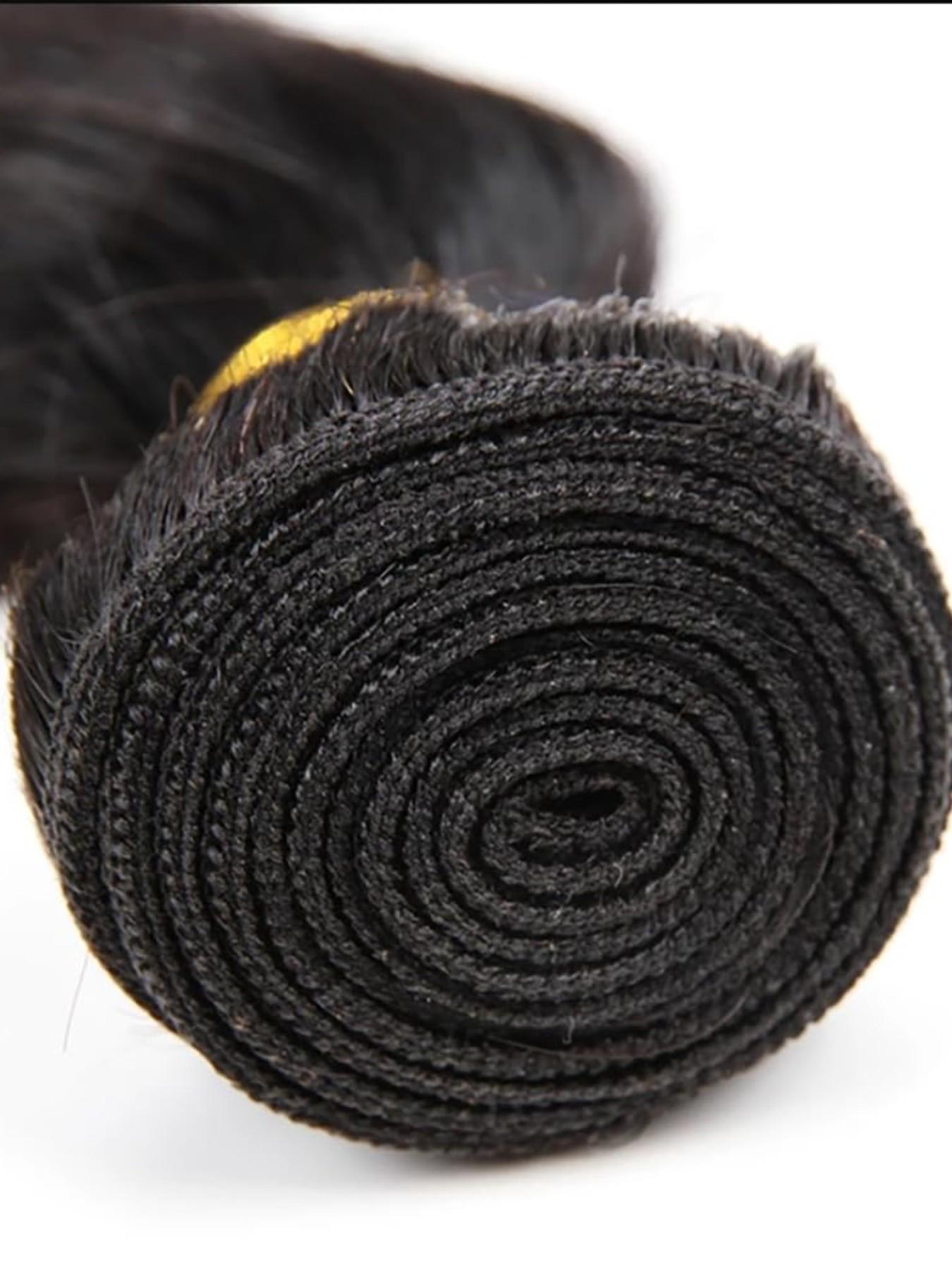 1PCS TK-BW Natural Black Body Wave Human Hair Bundle, Brazilian Hair Weave