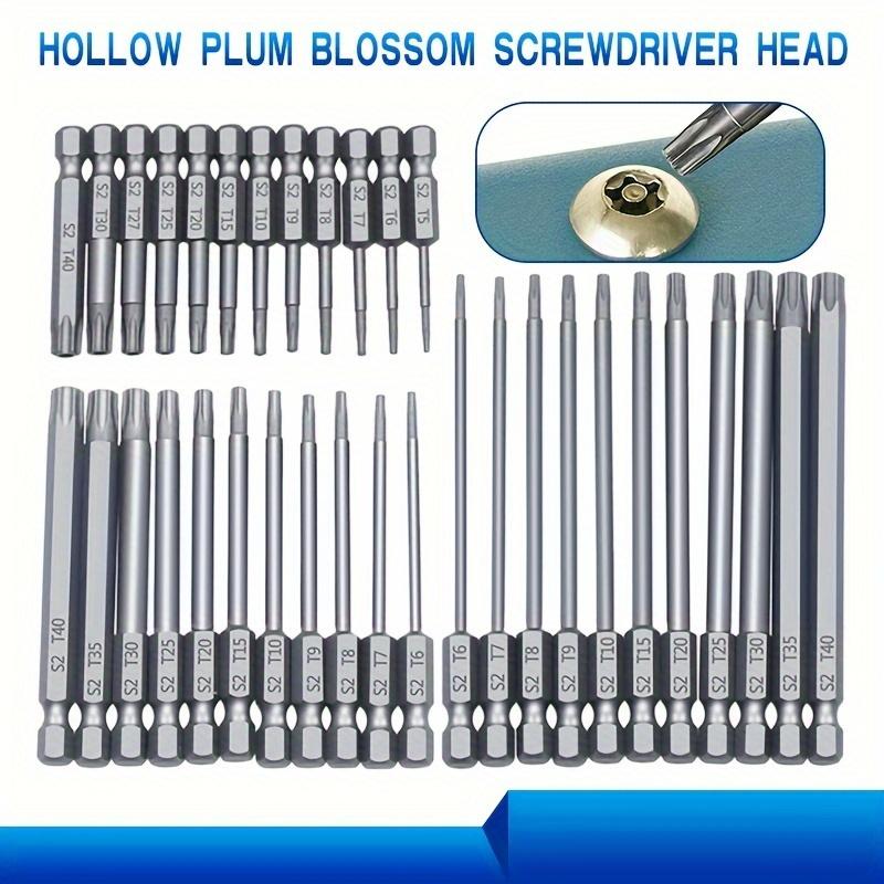 50/70/100mm Multi-Size Security Screwdriver Bit Set - Tamper-Proof, Durable Hex Shank Drill Bits for DIY and Professional Use