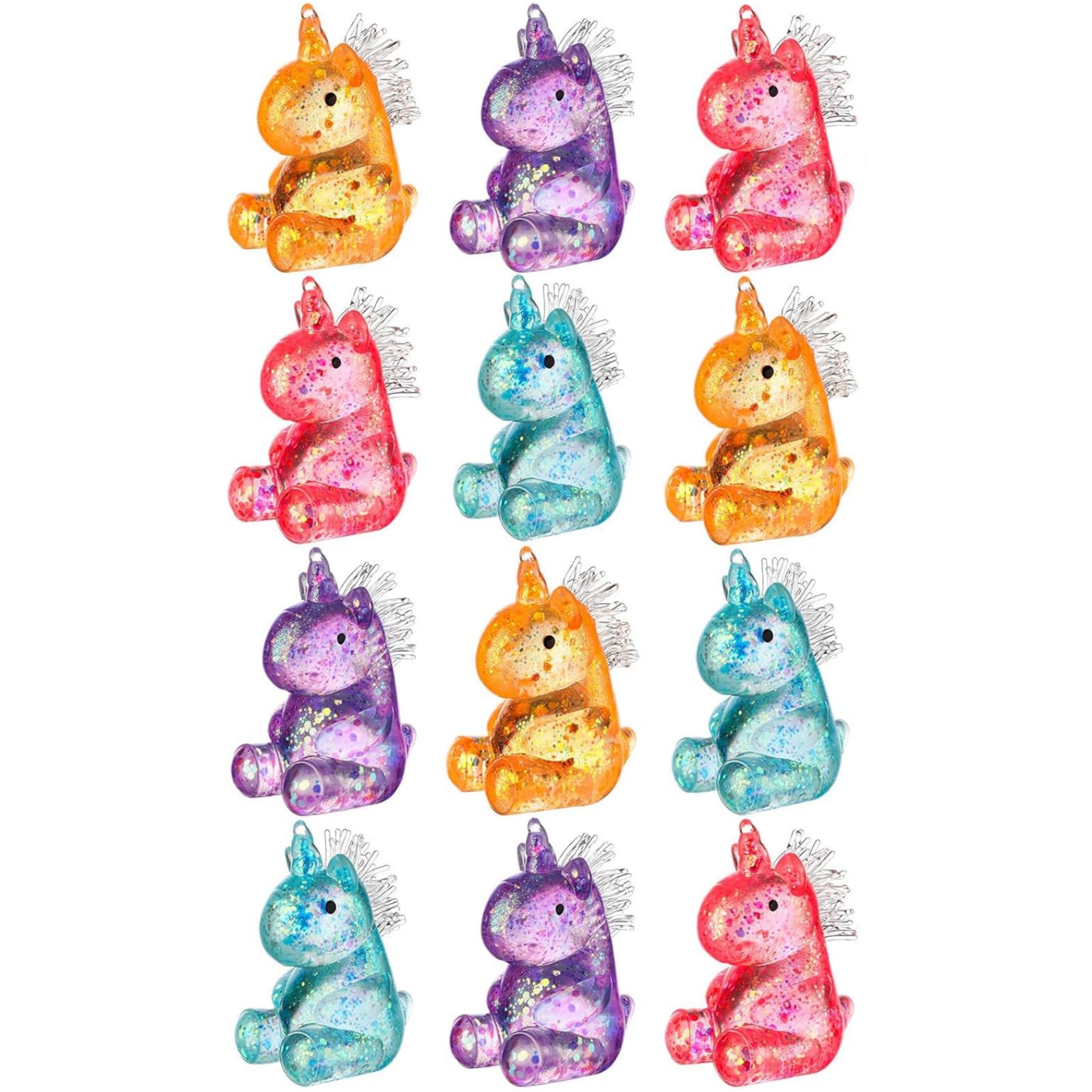 1/2/4/8/12 PCS Unicorn Maltose Fidget Toy, Sensory Stress Relief Soft Ball for Adults & Kids, Party Favor Prank Squeeze Toy, Anti-Anxiety Hand Pressure Reliever, Squishies