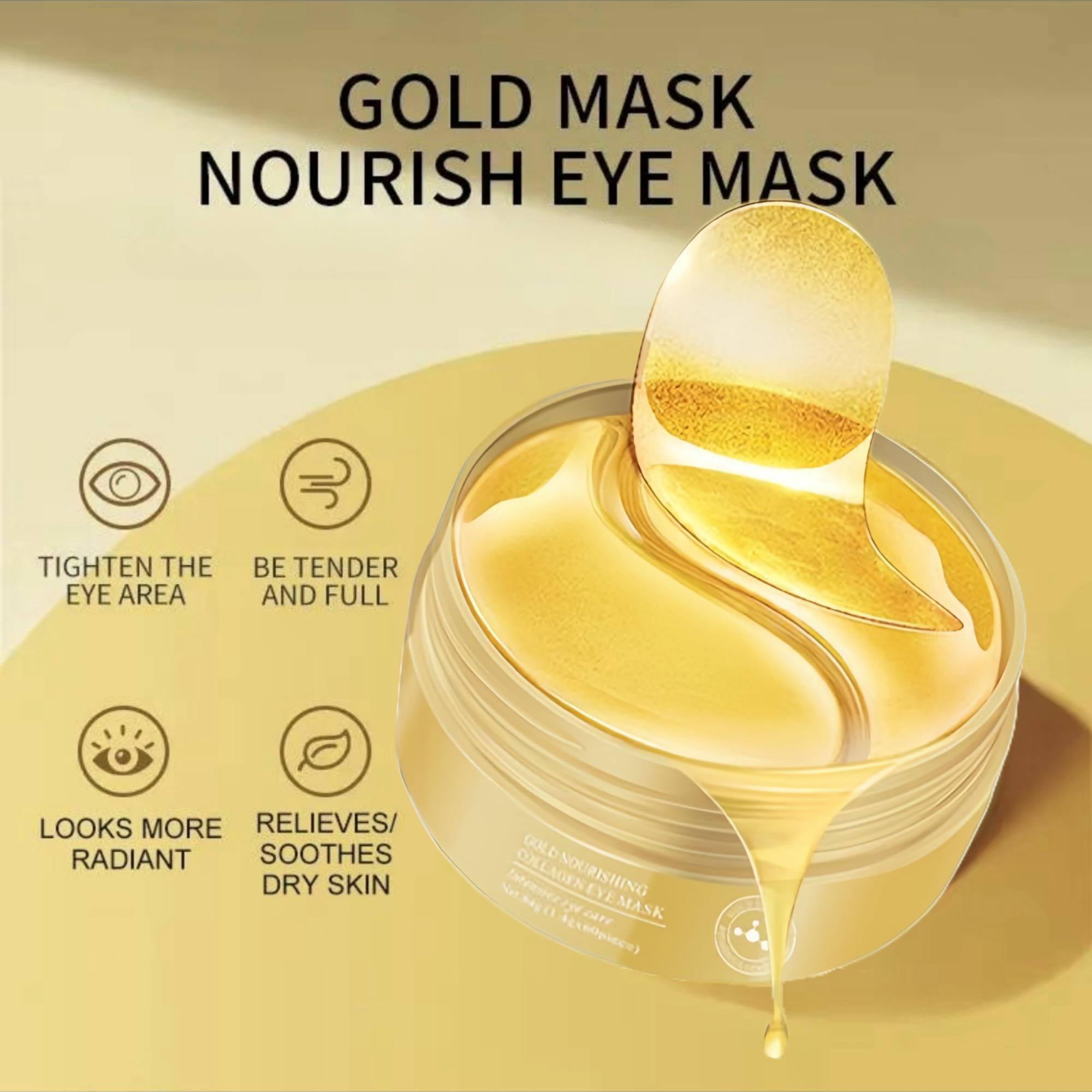 Moisturizing Collagen Eye Mask, Depuffing Eye Patches, Hydrating Eye Care, Hydrating and Firming Under-Eye Treatment for Dark Circles and Puffiness #GLOBAL PICKS