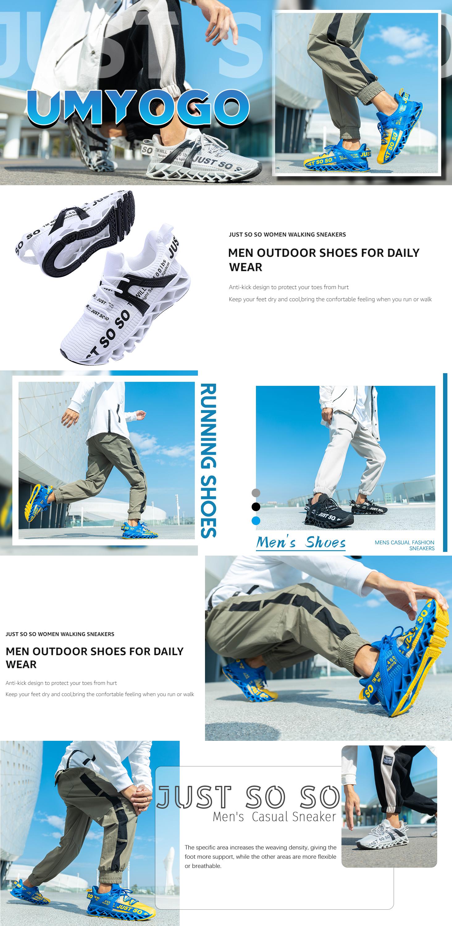 Men's Fashion Sneakers Sport Athletic Tennis Walking Shoes Non Slip Mesh Breathable Casual Walking Shoes Trainer Training Sports Shoes Runner Running Footwear