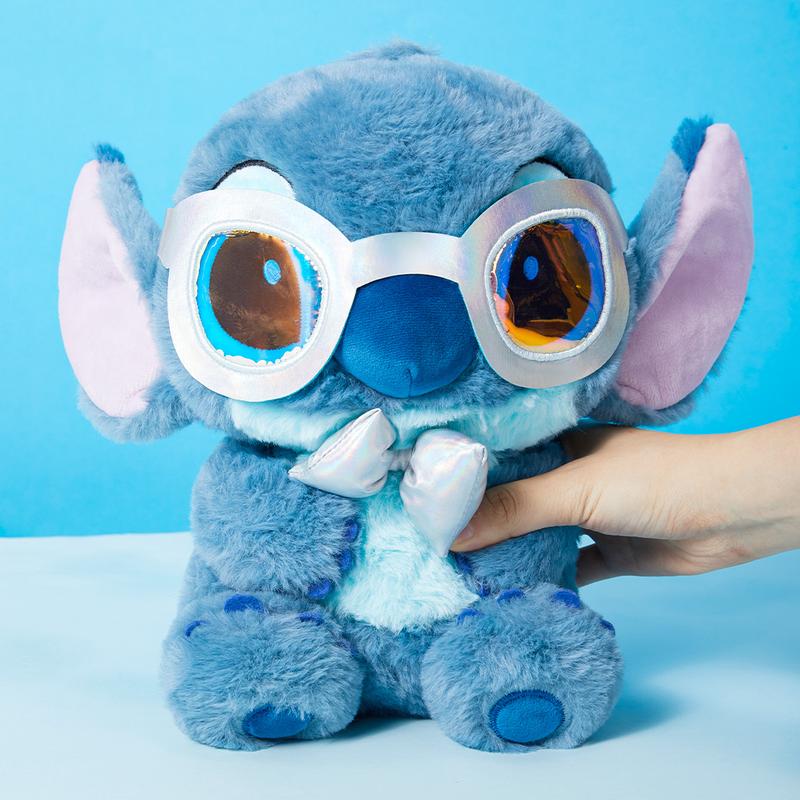 【Holiday Gift】Disney Stitch #11 Laser Series Sitting Plush - Glow in The Dark Collectible for Room Decor & Gifts!, Holiday & Holiday Haul