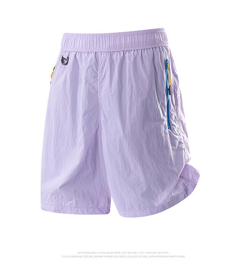 High quality ice sensitive quick drying sports shorts for men and women, dopamine colored waterproof outdoor hiking and mountaineering five pack shorts