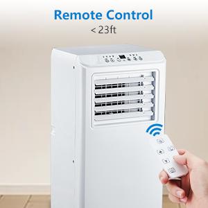 GARVEE 3-in-1 Portable Air Conditioner with Remote Control, 10000 BTU(ASHRAE)/6500 BTU(SACC), Portable Fan, Dehumidifier Modes, Installation Kit for 450 Sq.Ft Home, Room, Office