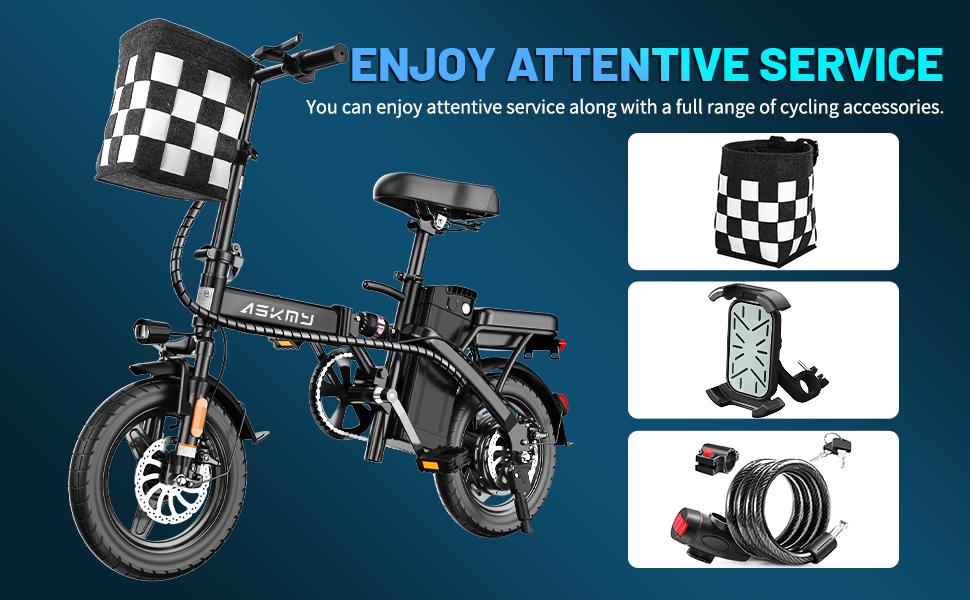 E14 Portable Folding E-Bike 1000W Peak Power, 45 Mile Range | 14" Small Wheel Design, Dual Disc Braking | UL2849 Certified, Puncture-Resistant Battery, 12-Month Warranty Commuting Scooter