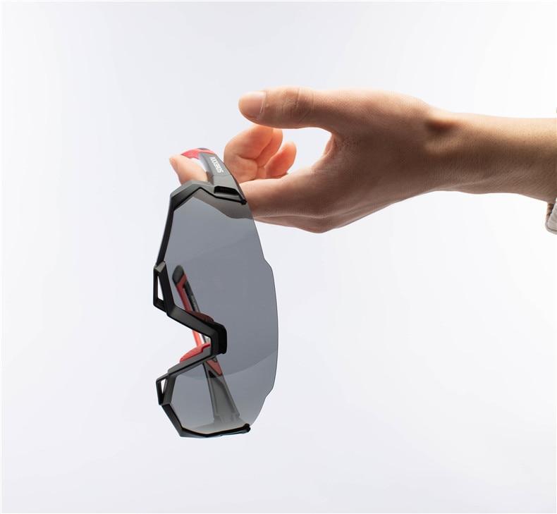 ROCKBROS Polarized Sunglasses for Men Women UV Protection Cycling Sunglasses Sport Glasses with Interchangeable Lenses