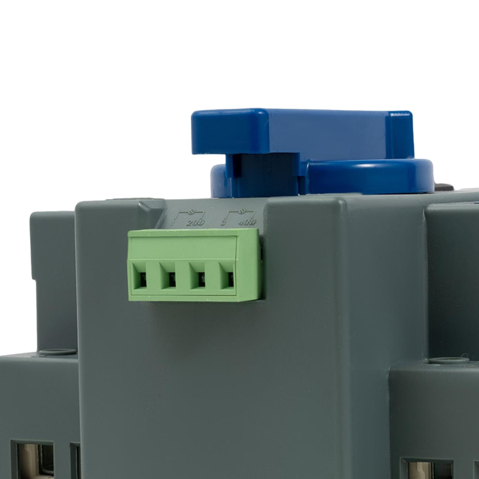 Double Power Automatic Change-over Switch 63A 2-Second Switching CE Certified Manual/Automatic for Home Office Elevator