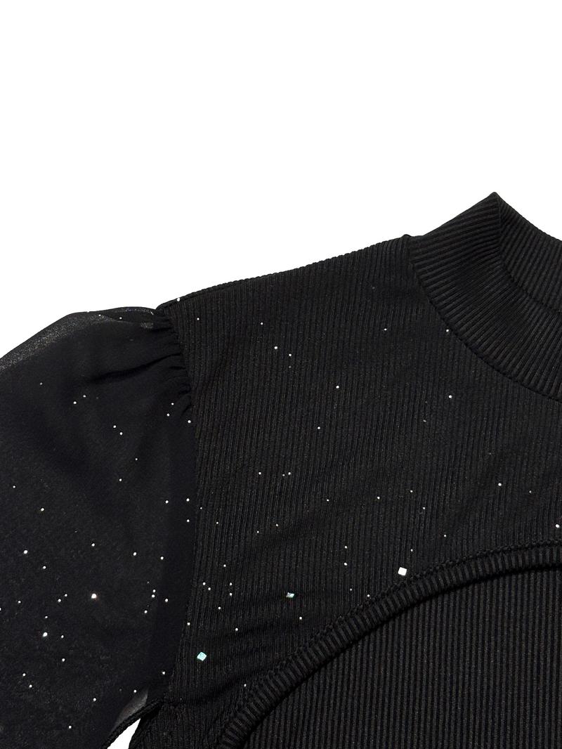 Sexy Mini Bodycon Dress, Shawl Mesh Design, Cape Sleeves, Sparkling Sequins, Trendy Party Gown, Spring & Fall Valentine's Day