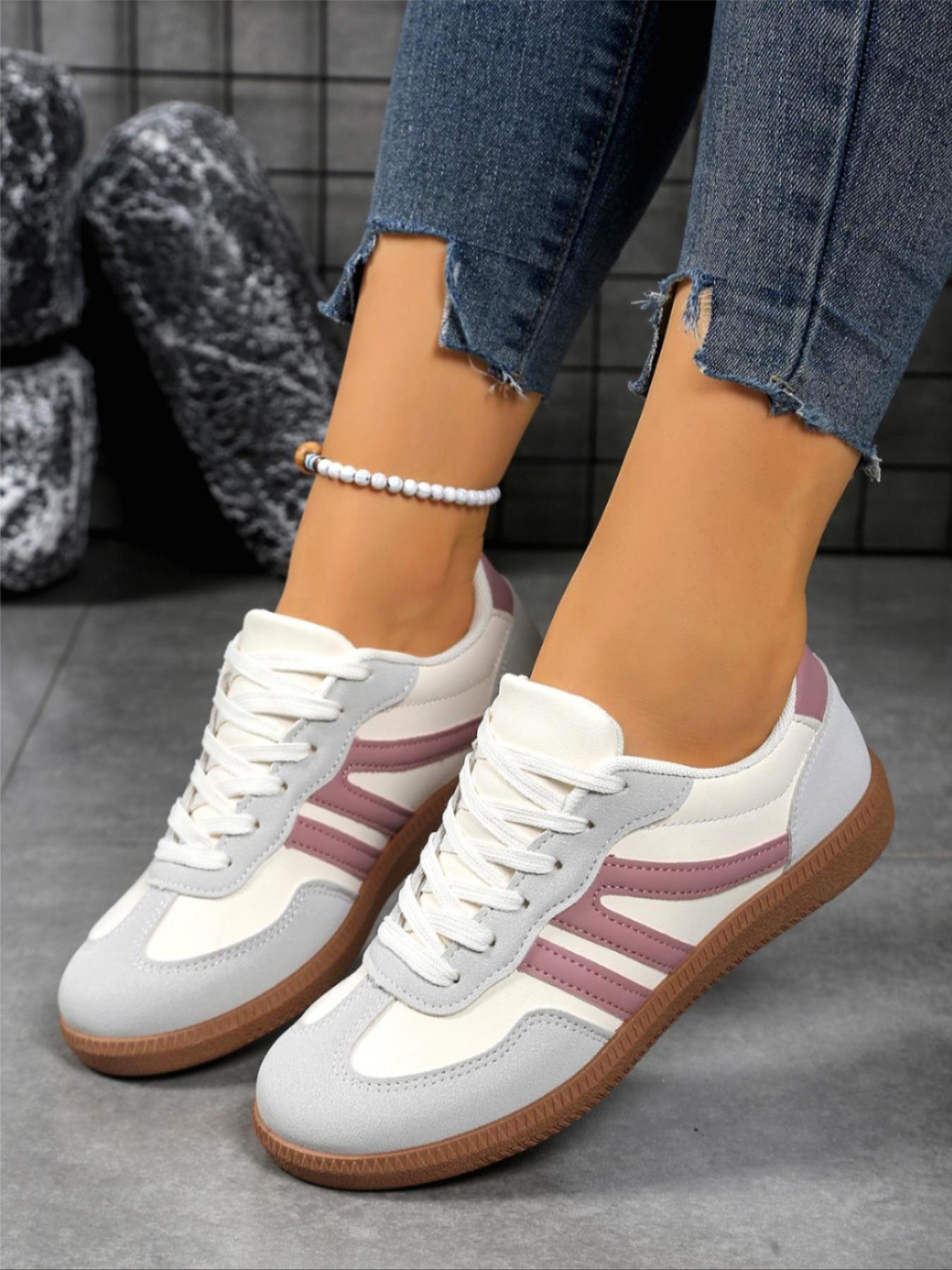 Women's Casual Walking Shoes, Comfortable Breathable Design, Lightweight Sneakers for Daily Wear & Outdoor Activities