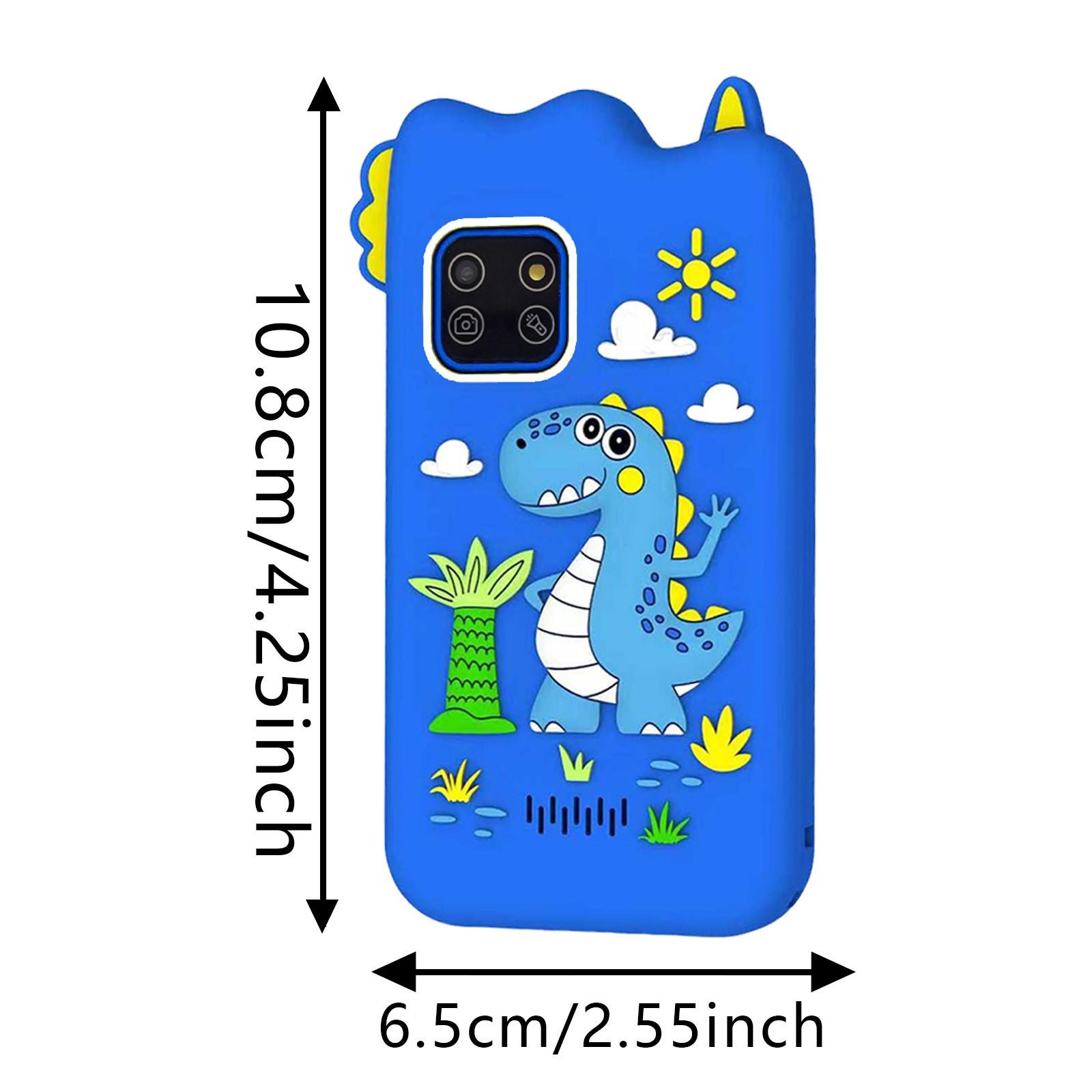 Children Music Phone with Audio Player Voice Recorder Story Learning ABC National Buildings Habits Flashlight