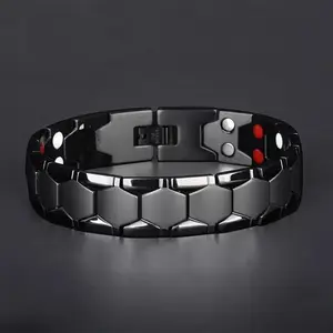 Super Strong Magnetic Metal Bangle for Men, 1-Size-Fits-All Male Fashion Accessory, Costume Jewelry Bangle, Bangles