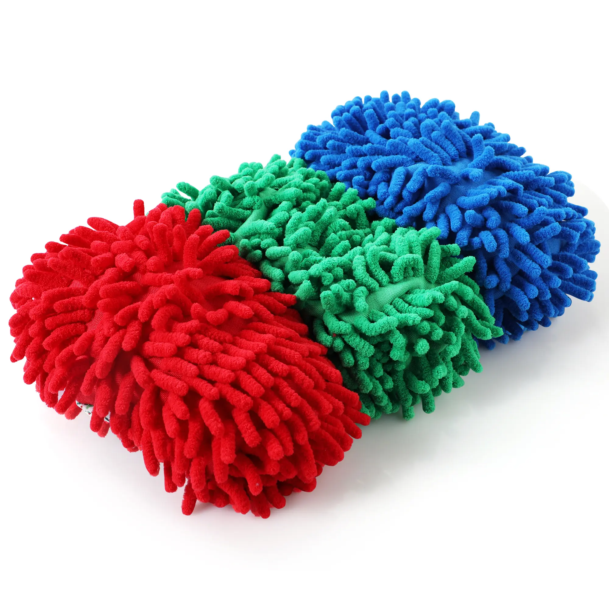 ARCH Microfiber Mop Slippers Set - Absorbent, Machine Washable, Reusable, One Size, Hands-Free Wear, 3-Pack Dusting Shoes for Household Hardwood Tile & Kitchen Cleaning