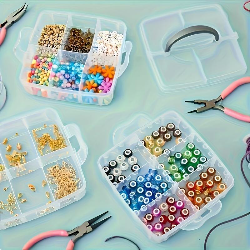 Three-Tier Stackable Multi-Compartment Storage Box - a Versatile And Durable Organizer Suitable for Kitchens, Bathrooms, Bedrooms, Jewelry, And Crafts - Features a Colorful Snap Design for Easy Sorting, Shared by Four People