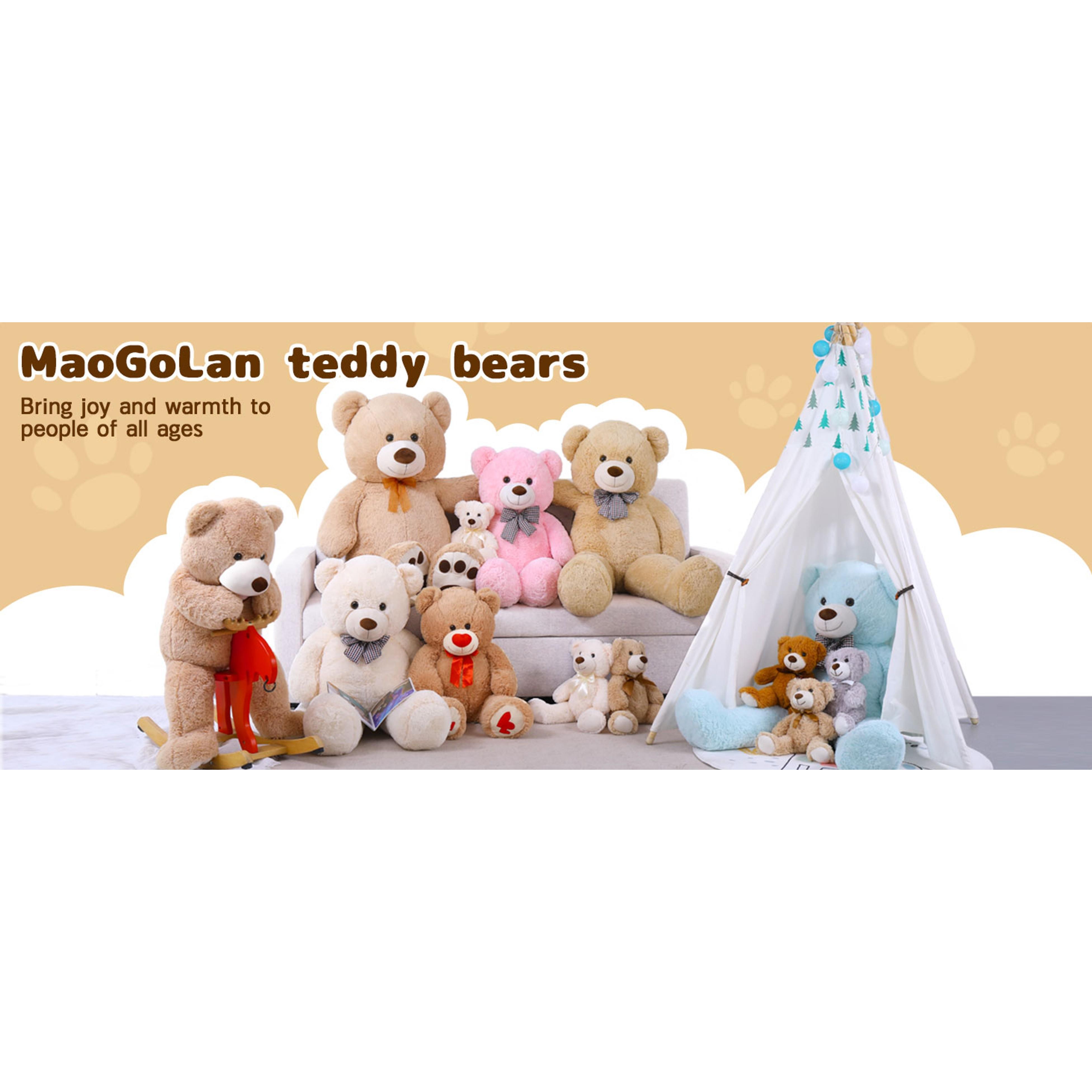 Giant Teddy Bear 4 Feet,Adorable and Cuddly Big Bear Stuffed Animal 47", Classic Teddy Bear Plush Gift Decoration for Baby Shower,Party,Birthday,Valentines Day,Tan