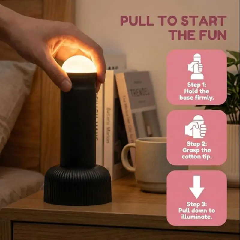 Interactive Pull-Down Fun Led Light with USB Charging, Adult Gift, Novel Desk Toy, Birthday Prank Gift, Unique and Entertaining