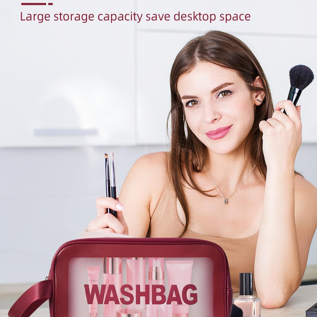 30pcs Makeup Tool Set, Includes 18pcs Brushes, Waterproof Cosmetic Bag, Sponge Pads, Powder Puffs, Brush Cleaning Tool