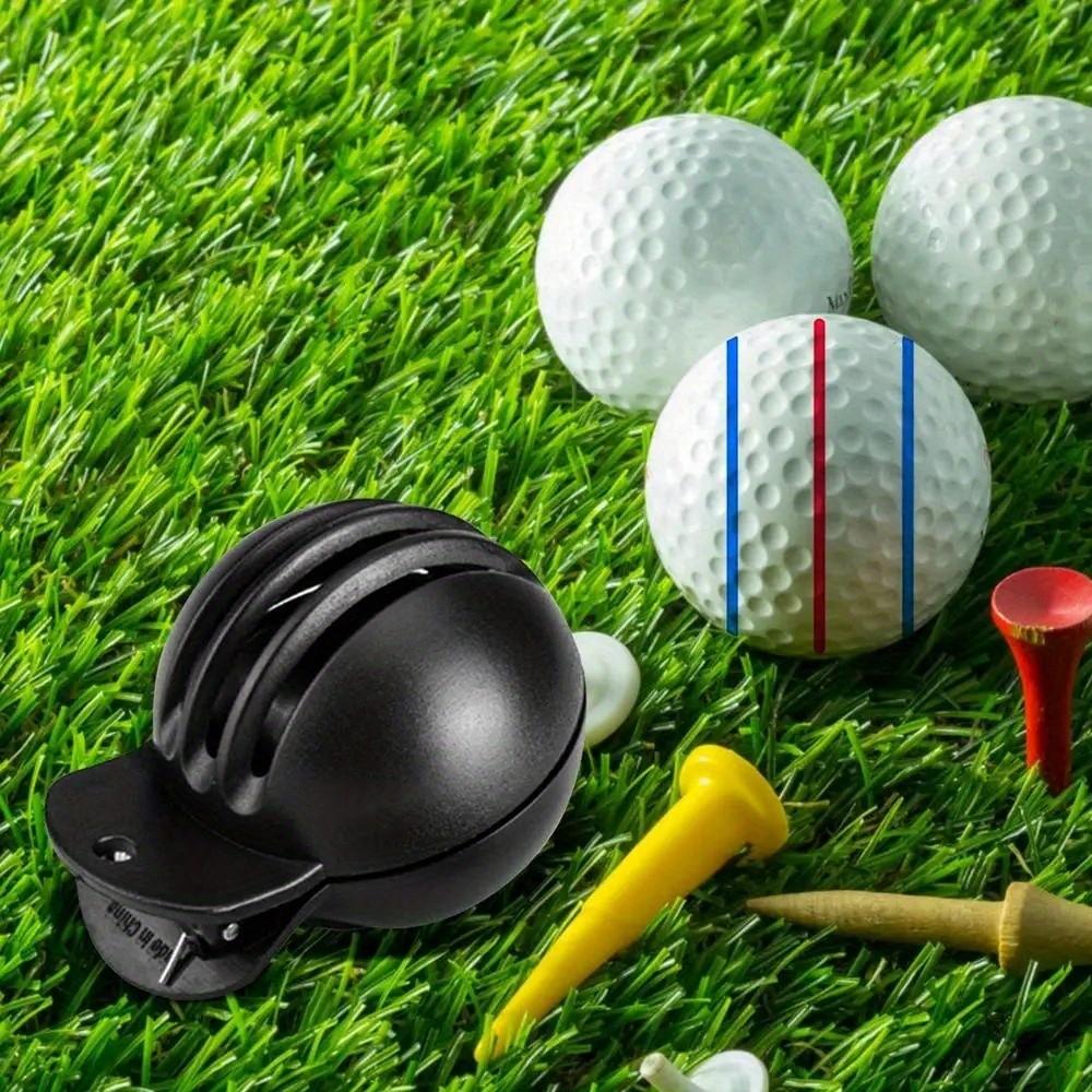 Golf Ball Marker, Alignment Tool, Three-Line and T-Shape Template, Putter Aid, Men's Golf Accessories, Gift for Golf Enthusiasts, Training Equipment
