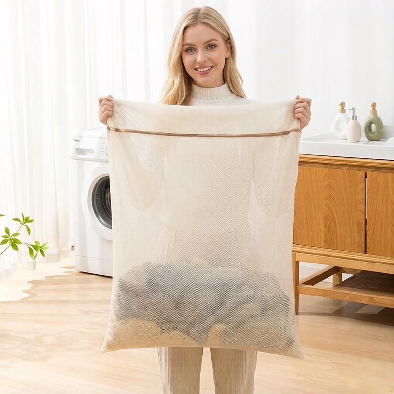 1pcs Fine Mesh Laundry Bag, Washing Clothes Underwear Bra Wash Bag, Mesh Bag for Washing Machine, Special Design for Gentle Care