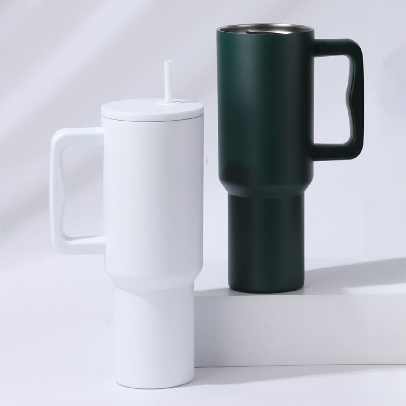 Portable Stainless Steel Insulated Cup 40oz, Reusable Water Bottle, Durable Leak-Proof Design, Ideal for Outdoor Activities