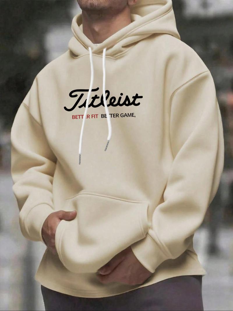 Unisex Hooded Golf Sweatshirt, Long Sleeve Fitted Design, Casual Sporty Style, Ideal Gift for Golf Enthusiasts, Fall & Winter Wear