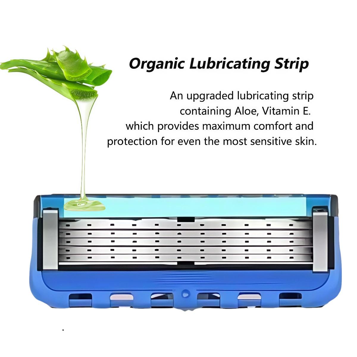 Men's Shaving Razor Set, High-Quality Sharp Blades, 5 Layer Stainless Steel, Dustproof Waterproof Rust-Resistant, Comfortable Shave Experience