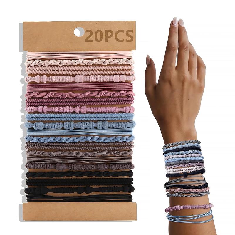 Boho Style Hair Tie, Minimalist Headwear Suitable for Thick Hair, Braid, Fashion Hairstyles Band Hair Accessories for Party, Daily Clothing Decor