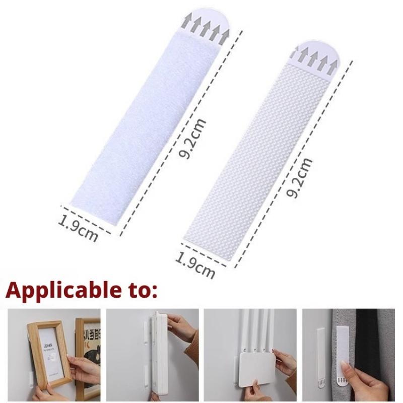 Picture Frame Magic Tape, Damage-Free Wall Sticker for Frames & Murals, High-Stick Reusable Hanging Strips, Stretch Release Adhesive for Posters, Removable Hook & Loop Fastener