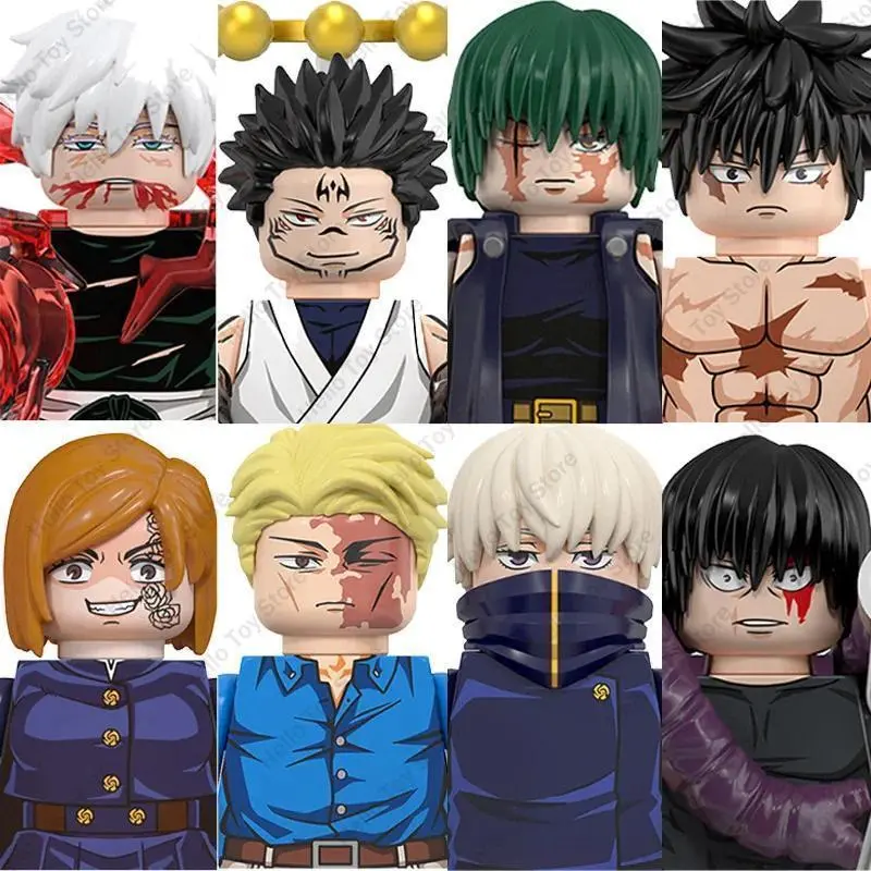 2026 New hot item  Jujutsu Kaisen  Anime Mini Acion Figures Satoru Gojo Model Classic Cartoon Building Blocks Itadori Yuji Dolls Bricks Toy Gift