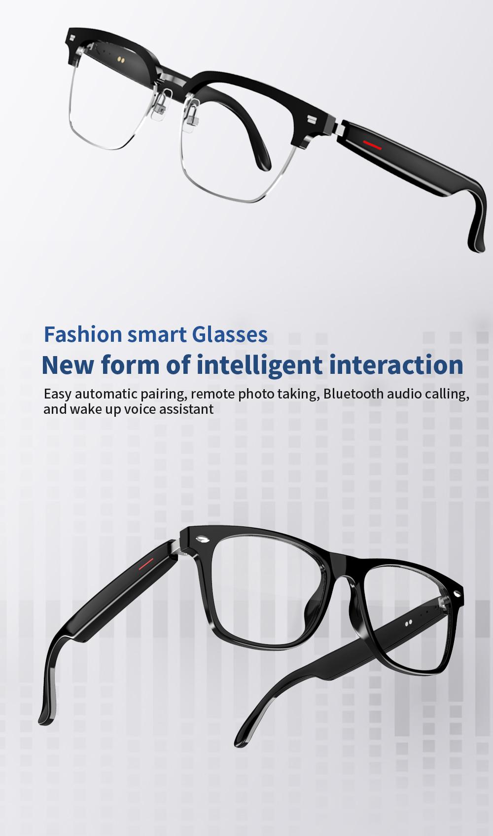 E13 Smart Glasses UV Protection Anti-Blue Light , Bluetooth Compatible for Men & Women , Multifunctional Wireless Glass fathersdaygift E13 Smart Glasses UV Protection Anti-Blue Light , Bluetooth Compatible for Men & Women , Multifunctional Wireless Glass fathersdaygift