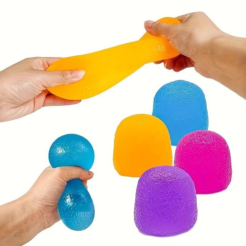1pc Squeeze Stress Relief Toy, Decompression Squeeze, Candy Shape, Multicolor Textured Surface, Perfect for Office and Classroom, Ideal Gift for Christmas, Easter, Birthday