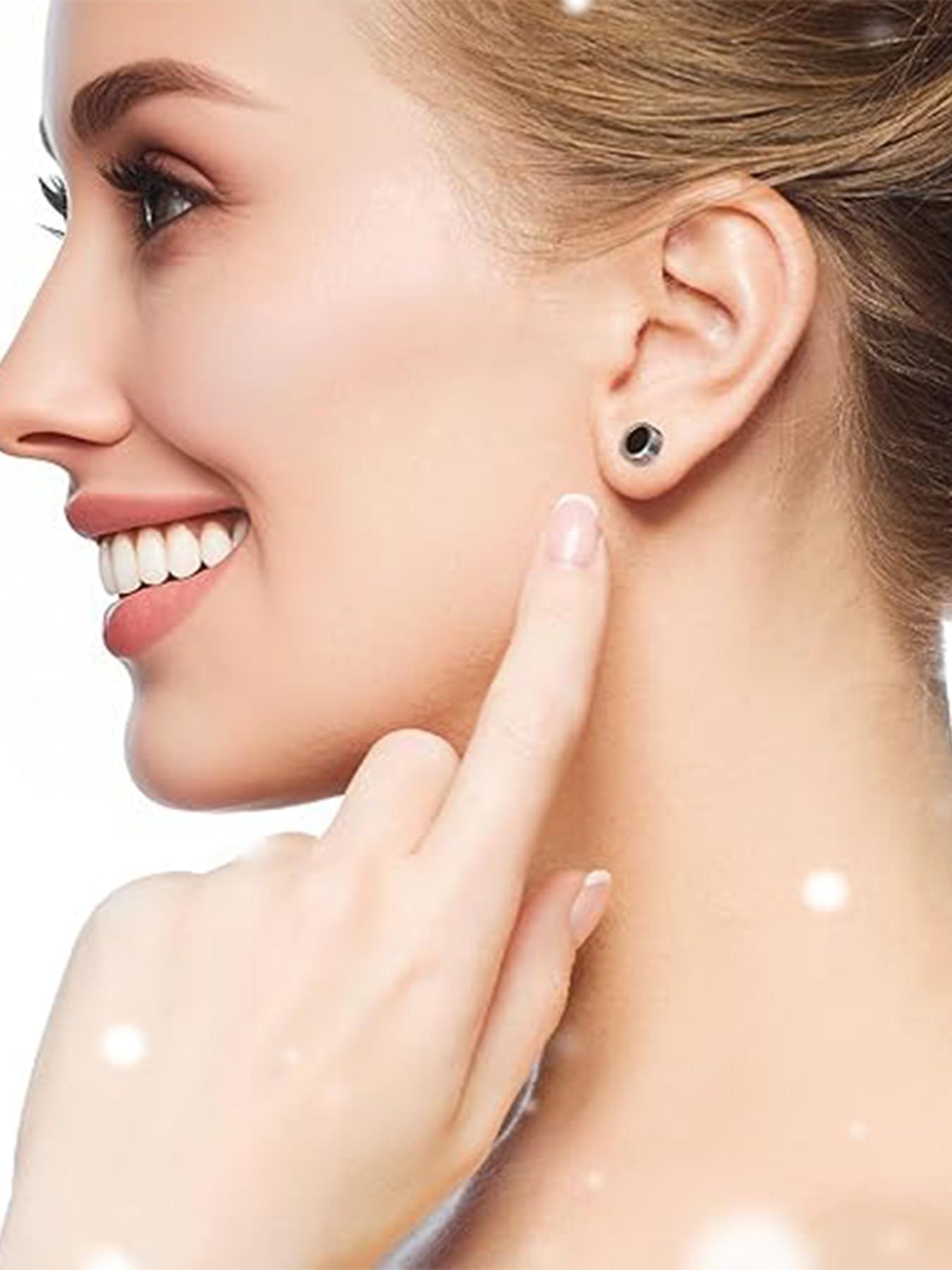Unisex Stainless Steel Ear Studs, Universal Spiral Design, Suitable for Cartilage & Tragus Piercings, Daily Wear, Party Jewelry
