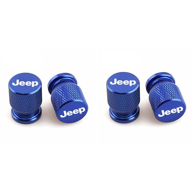 Waterproof Car Wheel Tire Valve Caps, Durable Tyre Stem Covers for Jeep Grand Cherokee & More Models, Essential Auto Accessories