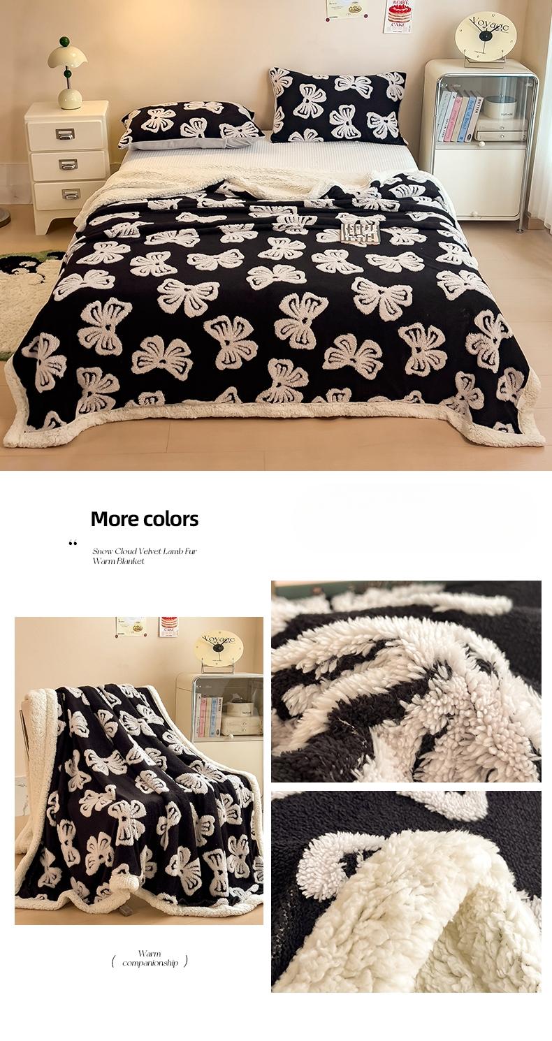 2026 New Cationic Dyed Throw Blanket