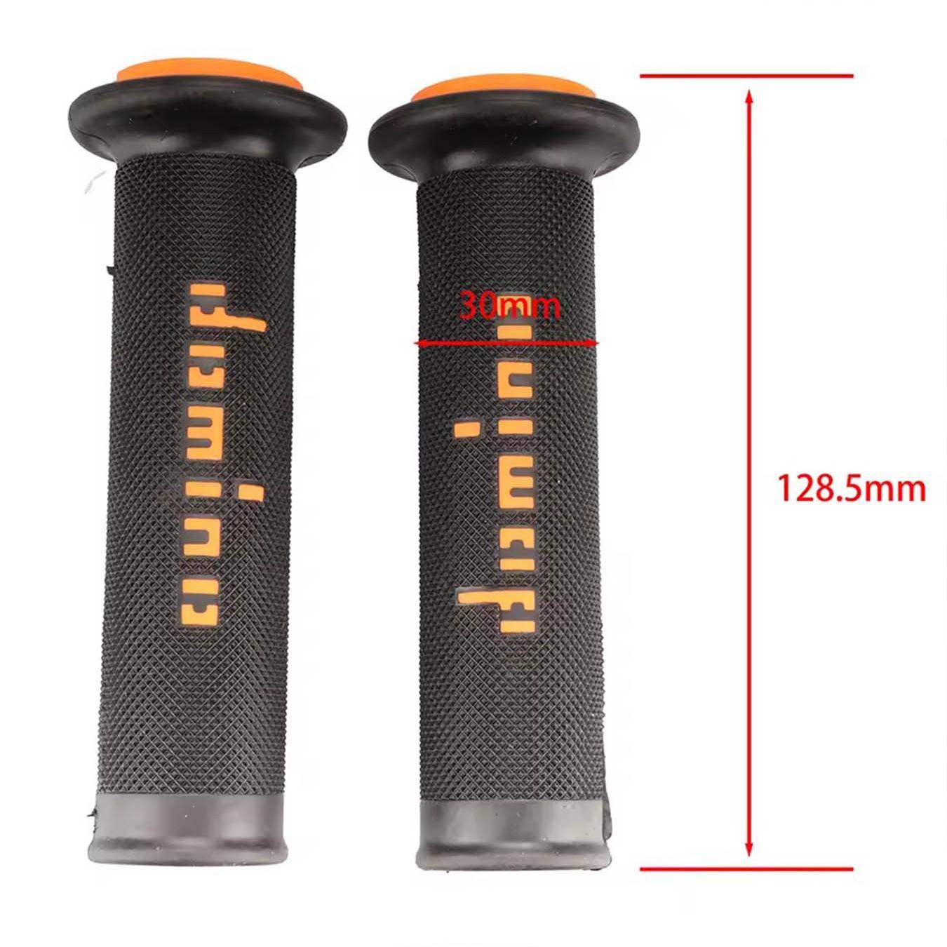 WD NICE MOTO Handle Grip for 7/8" 22 24mm Motorcycle, Universal Atv Dirt Pit Bike Racing Motocross Gel Rubber Brake Grip for Domino