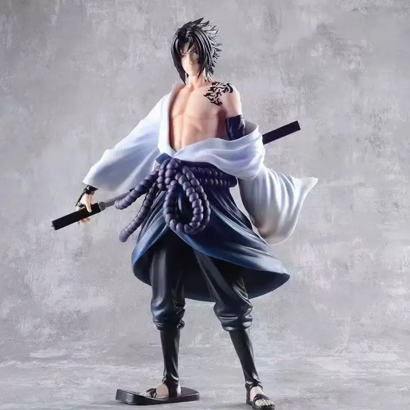Naruto Shippuden Sasuke Uchiha Curse Seal Figure, Crow Base Dual Version Collectible Action Figures, Wholesale Available