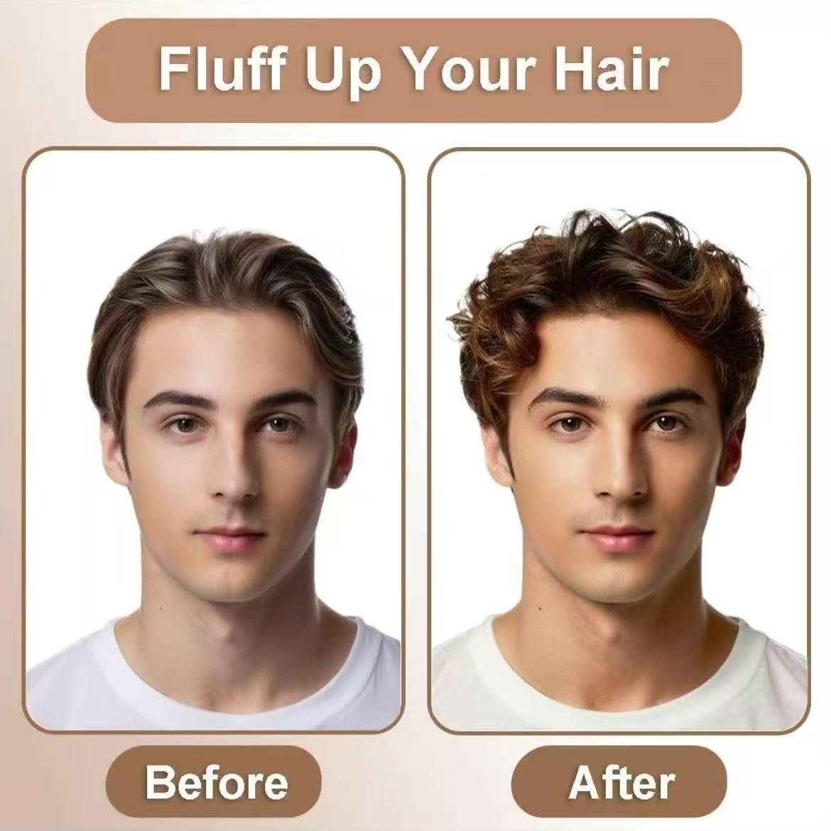 Olumizing Wide-Tooth Hair Styling Comb, 2-In-1 Fluffy Textured Tool, Root Volumizer, Korean Style, Seam Covering, Bang Hair Combs