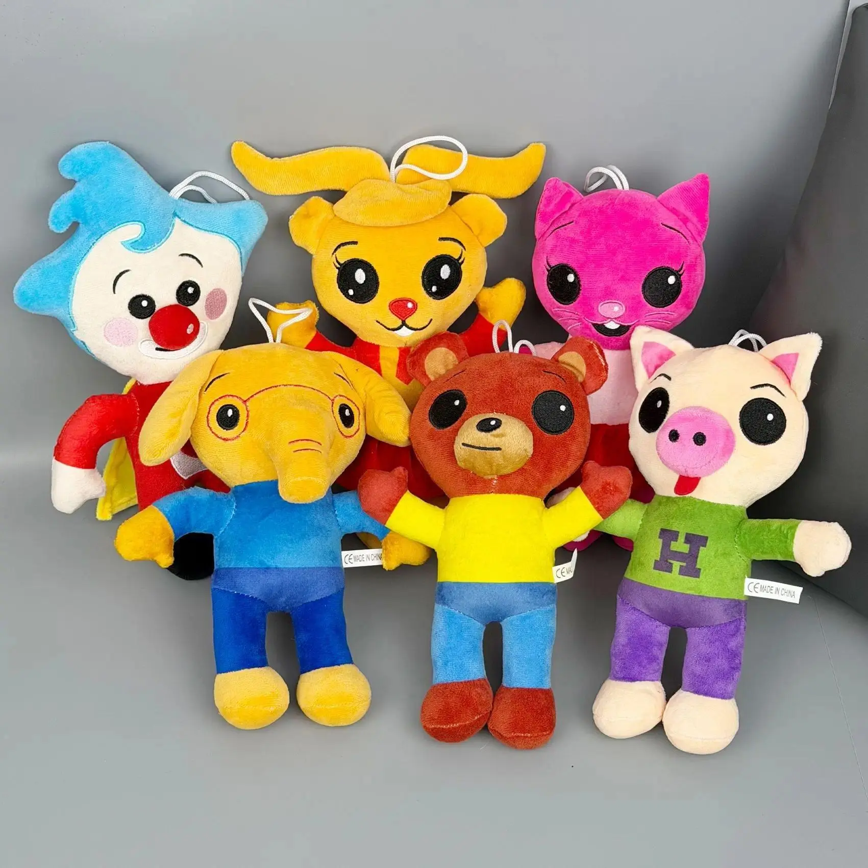 New Cute Plim Plim Magician Clown Plush Toy Cartoon Stuffed Plush Doll Anime Figure Plush Gift Toys