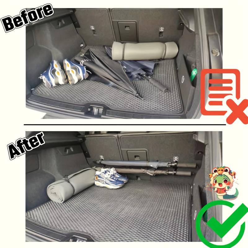 6pcs/2pcs Car Umbrella Hooks, Universal Trunk Hooks for Rain Umbrellas, Towels, Fishing Rods, Camping Gear Storage, No Drilling Required, Stable Installation, Suitable for Most Car Models