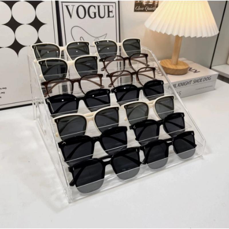 Glasses Ladder Display Stand Sunglasses Myopia Sunglasses Storage and Storage Shelves Layered Sorting Display Stand Display Rack Display Shelf