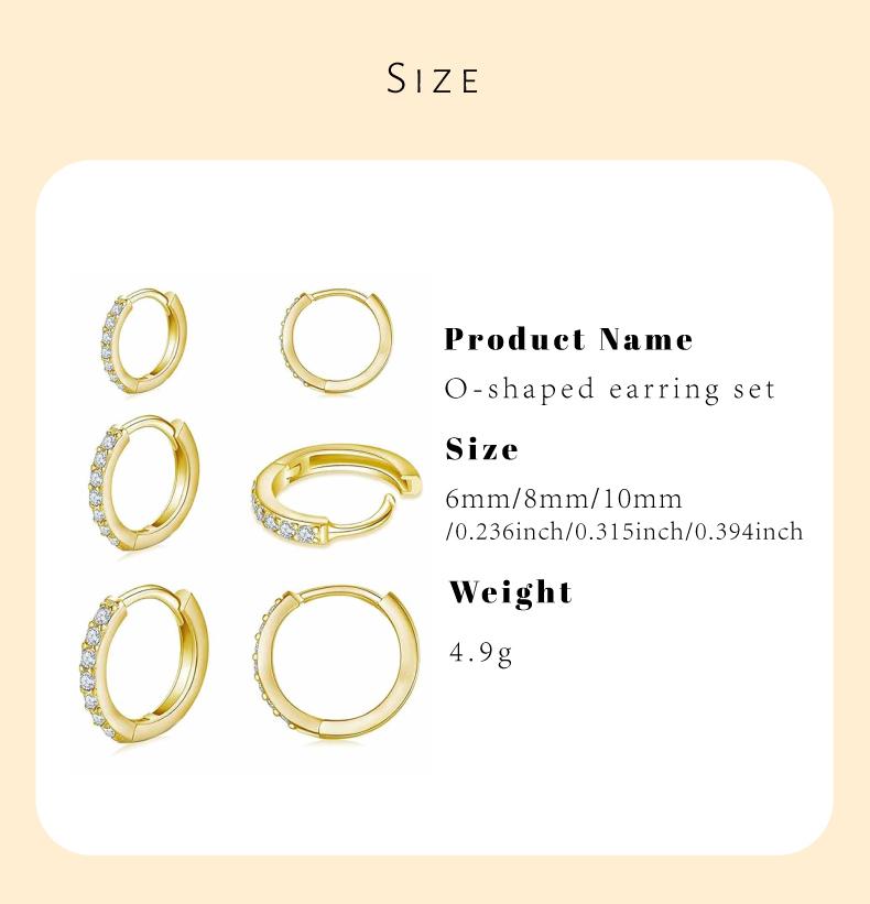 GGIRL 18K Gold Plated Copper Hoop Earrings Set with Cubic Zirconia Huggies for Women Daily Wear Party Accessory Trendy All-Match Exquisite Design Fashion Jewelry Gift for Holiday Haul Christmas Birthdays Anniversaries GGIRL 18K Gold Plated Copper Hoop Earrings Set with Cubic Zirconia Huggies for Women Daily Wear Party Accessory Trendy All-Match Exquisite Design Fashion Jewelry Gift for Holiday Haul Christmas Birthdays Anniversaries