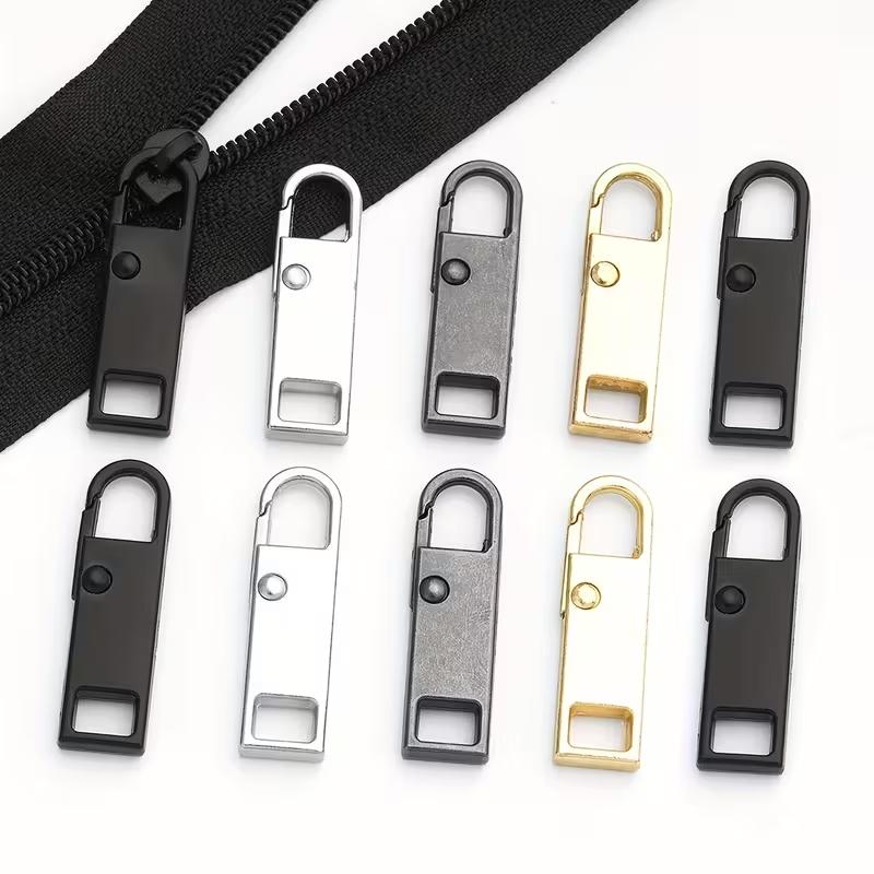 Durable Metal Zipper Replacement Parts, Universal Fit Fixing Accessories for Bags Luggage Clothes, Easy Install Repair Kit