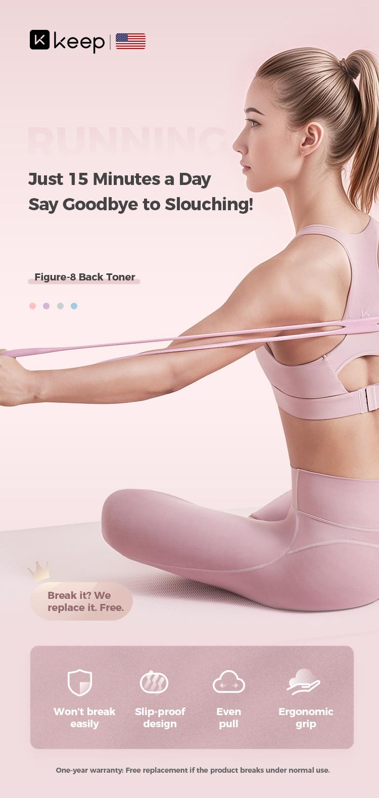 KEEP Resistance Bands Figure 8 Exercise Bands for Women 8 Shaped TPE Material for Arms Chest Expander Yoga Gym Fitness Muscle Training Equipment Stretching Gear KEEP Resistance Bands Figure 8 Exercise Bands for Women 8 Shaped TPE Material for Arms Chest Expander Yoga Gym Fitness Muscle Training Equipment Stretching Gear