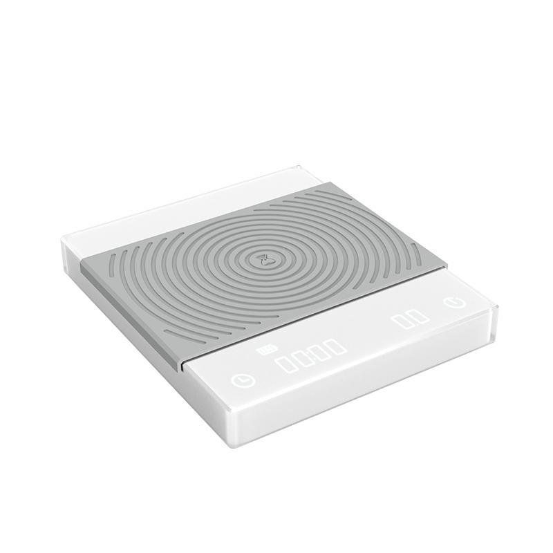 Tai Mo Mirror Basic+2 Plus Digital Coffee Food Kitchen Scale, Timer Function, Lightweight Mini Electronic Scale